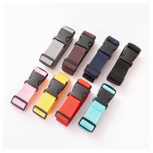 <strong>Personalised</strong> Custom Logo Travel Suitcase Bag Polyester Nylon Adjustable Cross <strong>Luggage</strong> Belt <strong>Strap</strong> With Tsa Coded Lock - Product Image 4