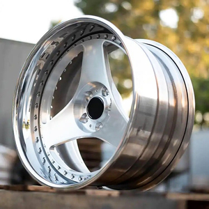 Cerchi Forgiati Personalizzati a 2 Pezzi, Ruote Auto a 3 Razze, Cerchi da 22 24 26 28 Pollici, Ruote in Lega Forgiata per Auto Passeggeri per Volkswagen Golf - Product Image 3