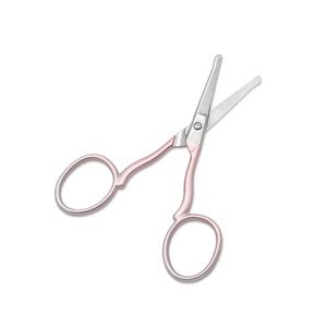 Nose Hair Trimmer Stainless Steel Small Scissors Portable Manual Trim For Beard Eyebrow Household Use - Product Image 2