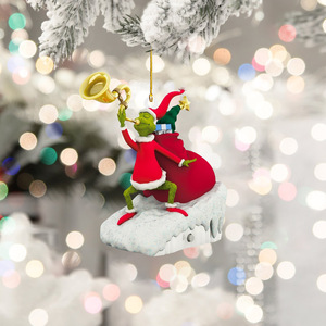 Adornos Navideños 3D <span class=keywords><strong>del</strong></span> <span class=keywords><strong>Grinch</strong></span>, Múltiples Estilos, Colgante para Árbol <span class=keywords><strong>de</strong></span> Navidad, Decoración con Temática <span class=keywords><strong>de</strong></span> Película, Regalo Navideño - Product Image 3