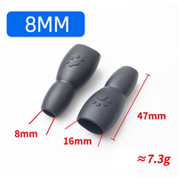 Accessoires de laisse pour animaux de compagnie à dégagement rapide, écologiques, 6 mm-18 mm, sangle en plastique noir, boucle de sangle, clip pour chiens et chats