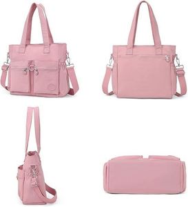 Échantillon gratuit Sac fourre-tout en toile décontracté en velours côtelé personnalisé BSCI pour femmes - Product Image 3