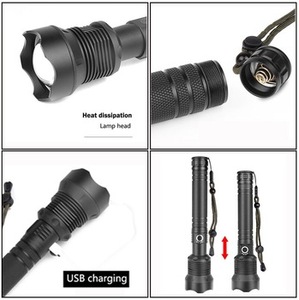 Sản Xuất Bởi Nhật Bản XHP70 30W Sạc Độ Sáng Cao Chùm Cao Đèn Pin Led <span class=keywords><strong>Torch</strong></span> Hunting Đèn Pin - Product Image 5