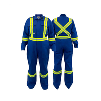 Overol de Alta Visibilidad Atlas FR Arc Flash, Mezcla de Algodón, Resistente al Fuego, Transpirable, Resistente a Ácidos, Antipolvo, Secado Rápido, Impermeable