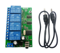 AD22B04 4 CH DTMF MT8870 Décodeur audio Smart Home System Relay Controller Voice Phone