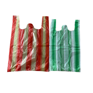 Bolsas de plástico a rayas para camiseta, el mejor precio - Product Image 3