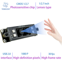 TM-81-P tentencent, kamera kontrol akses pembuluh darah biometrik, sistem absensi resolusi tinggi 1080P USB tipe-c