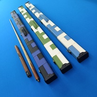 Maßgefertigtes PU-Leder Snooker-Queue-Etui für 3/4-teilige Billardqueues, Robuste Pool-Queue-Box mit OEM-Logo, Großhandel