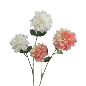 Fleurs artificielles Junheyuan, dahlias en soie, branche unique, décoration de mariage, arrangement floral - Product Image 5