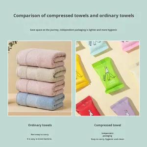Serviette de Bain Jetable à Séchage Rapide, Compressée, Grande, Lavable, pour Voyage, Plage, 7/14 - Product Image 4