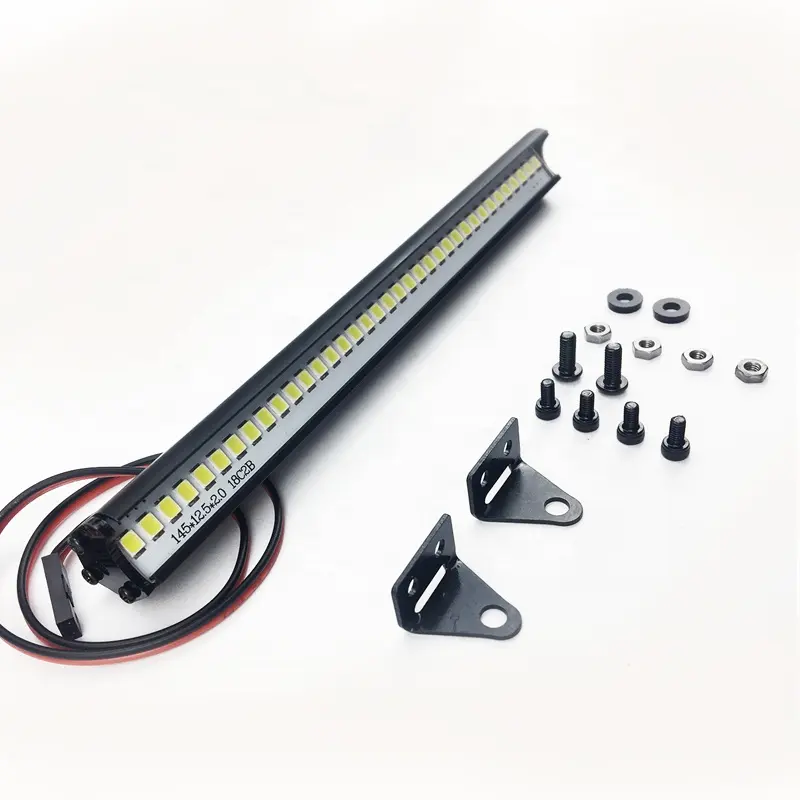 36LED luminoso 1/10 Crawler luminoso tetto LED lampada Bar lampeggiante lampada auto per TRX-4 SCX10 90046 cingoli RC parte auto