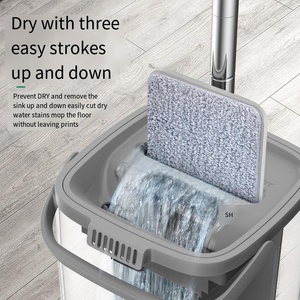 Giá Tốt Nhất Sản Phẩm Mới Sợi Lau Khô Tường Cleaner Lau Cho Sàn Làm Sạch Ướt Và Khô Lau Bộ - Product Image 5