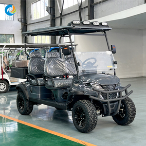 Voiturette de golf électrique Robetaa 2026, dernier modèle, personnalisée, 4 places, batterie au lithium, avec benne de chargement - Product Image 1