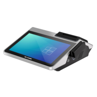 Mini terminal de point de vente tout-en-un délicat avec imprimante thermique, NFC, WiFi, 4G, Bluetooth et écran tactile capacitif pour les petits espaces commerciaux