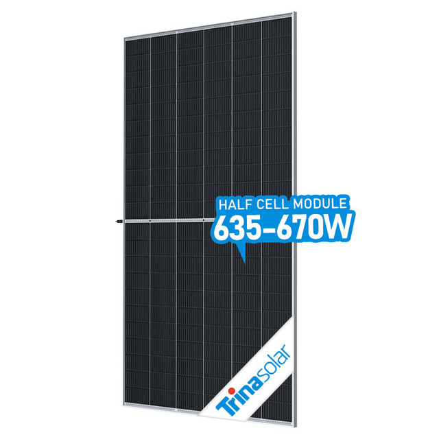 Solar Trina 650wp 660wp 670w Trina Solar Panel Mono 670watt Panel Solar Price with 210mm Cells