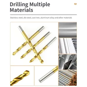 bibo 4-12mm HSSE Spiral <b>Drill</b> <b>Bit</b> Sprial Flute Twist <b>Drill</b> <b>Bit</b> for Masonry Concrete Brick Tile - Product Image 6