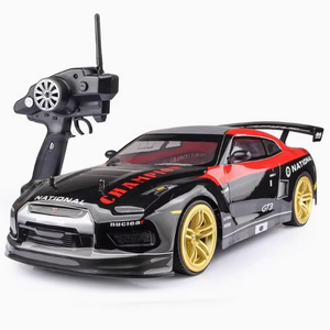 Voiture de course <span class=keywords><strong>RC</strong></span> 4x4 à l'échelle 1:10, modèle de voiture électrique télécommandée haute vitesse (40 à 70 km/h), avec chargeur expert et câble USB - Product Image 4