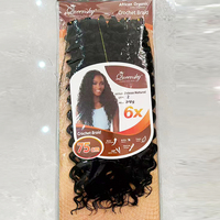 Ekstensi Rambut Crochet Freetress 6X Beleza Curl Hawaii Wand Curl Jerry Deep Twist Curly Water Wave GoGo Curl Braid