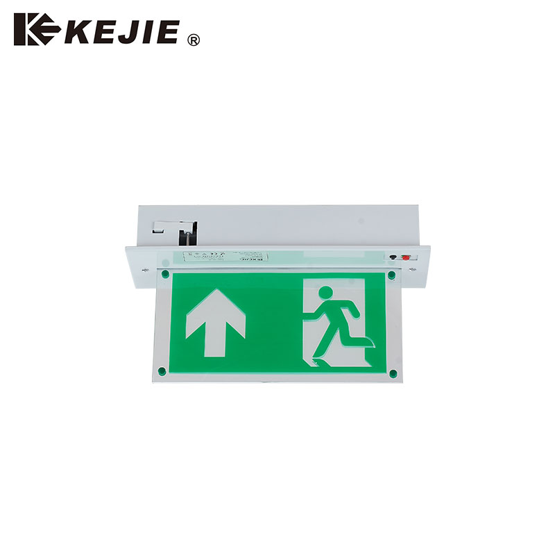 Kejie Лидер продаж в постоянного тока батареи резервного копирования на потолке светодио дный аварийного подсветка знака выход