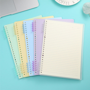 Dễ thương đầy màu sắc 5 vòng xoắn ốc chất kết dính Nhẫn DIY rời lá lưu ý cuốn sách ràng buộc Lược - Product Image 5