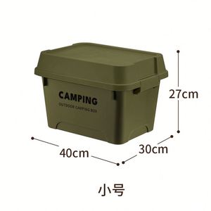 Large Capacity Household <b>Storage</b> <b>Box</b> with Lid, Thickened Heavy Duty Outdoor <b>Camping</b> Bin, Car Trunk Organizer <b>Box</b> - Product Image 1