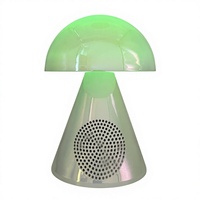 Mini haut-parleur champignon de poche, lumière de nuit RVB à changement de couleur, petit audio sans fil pour chambre d'enfant