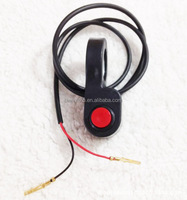 Botón de arranque de bocina de manillar de motocicleta Universal de 7/8 pulgadas Led Matel E-Bike Hazard Motor Bike Switch