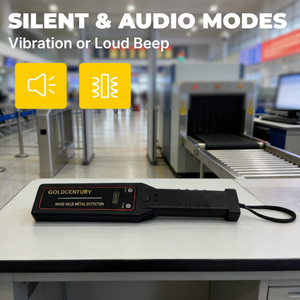 Detector de Metales Portátil de Alta Sensibilidad 75KHz, <span class=keywords><strong>Pinpointer</strong></span>, DC 7-12V, Alarma Audible/Vibración, Escáner de Seguridad Impermeable - Product Image 3