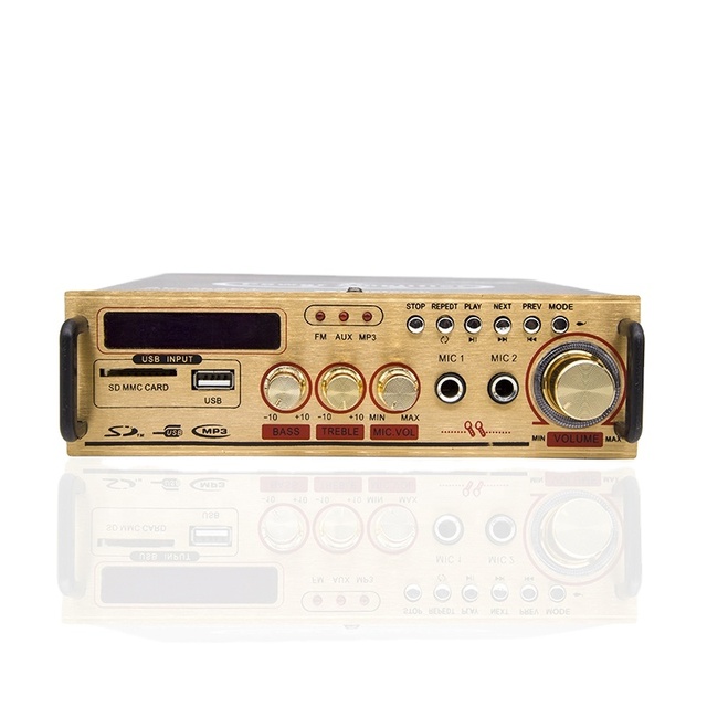 AV-668B HiFi Home Amplifier High Quality Audio Power Amplifier with for Bluetooth Connectivity