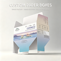 Boîte en papier rigide et pliable de luxe avec impression couleur intégrale, logo personnalisé, emballage cosmétique pour produits de beauté, fabrication directe