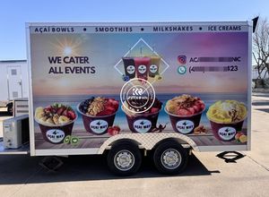 Nouvelle remorque de vente de crème glacée 2025, chariot rose, petites chariots mobiles, vente de remorques de nourriture avec équipement de cuisine complet - Product Image 6