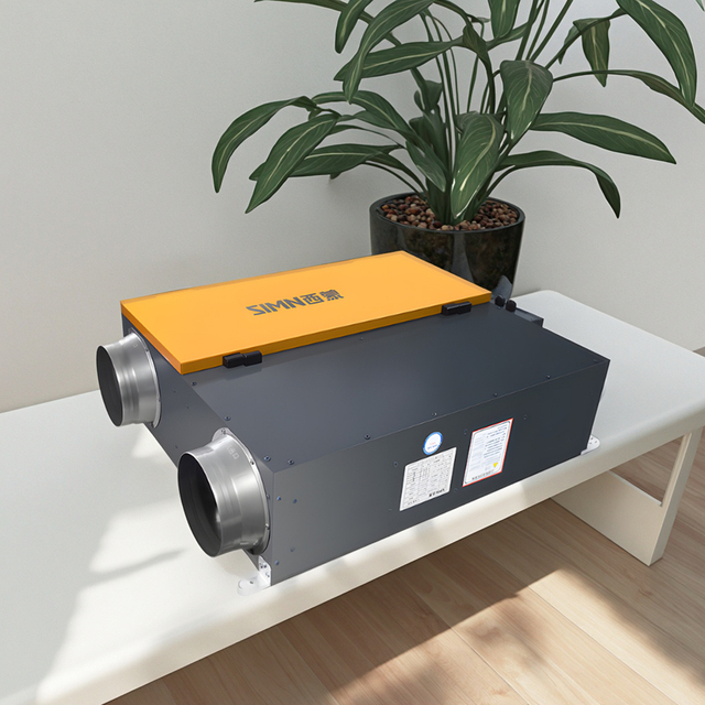 HVAC ERV Heat Recovery Mechanical HRV Ventilation System Fresh Air for Villas-Household Air Purifier
