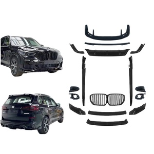 Accessori per auto di produzione FW accessori per paraurti anteriore posteriore Spoiler Full Body Kit per <span class=keywords><strong>BMW</strong></span> <span class=keywords><strong>X5</strong></span> G05 19-22 a <span class=keywords><strong>X5</strong></span> Kit <span class=keywords><strong>nero</strong></span> - Product Image 1