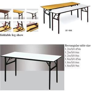 Mesa de Banquete Plegable Sinoperfect para Bodas, Restaurantes, Hoteles, Fiestas, Diseño Rectangular - Product Image 4