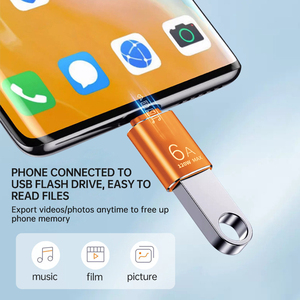 Bộ chuyển đổi OTG Loại C sang USB3.1 6A Bộ chuyển đổi Type-C Nam sang <span class=keywords><strong>USB</strong></span> Nữ Bộ chuyển đổi xe hơi Bộ chuyển đổi ổ đĩa flash cho máy tính bảng Chuột - Product Image 6