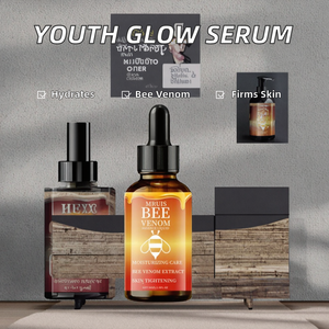 Sérum végétalien au venin d'abeille et à l'acide hyaluronique, anti-rides, améliore l'aspect de la peau, favorise l'absorption, hydratation longue durée, réduit le teint terne, visage - Product Image 2