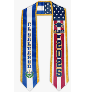 Cuba y American Graduation Stole 2025 Unisex Graduation <span class=keywords><strong>Sash</strong></span> Clase de 2025 Graduate Honor Stoles Gift - Product Image 4