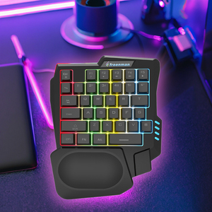 USB 35-keys mini một tay Ergonomic chơi game Bàn phím màng phong cách cho máy tính xách tay OEM tùy biến Sản phẩm mới - Product Image 5