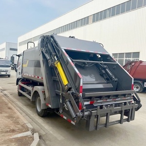 Good Quality China Dongfeng 4x2 6 Ton Garbage Compactor Truck Compressed Garbage Truck Upper Body - Product Image 3