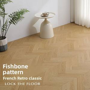 พื้นไม้ก้างปลาทำจากไม้คอมโพสิตคุณภาพสูงกันน้ำเป็นมิตรต่อสิ่งแวดล้อมห้องนั่งเล่นอุปกรณ์สำหรับใช้ในครัวเรือนกาแฟ - Product Image 4