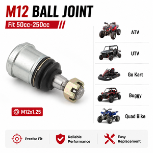 Rotule conique de tige de direction filetée M10 de 32 mm de diamètre pour UTV 50cc 70cc 90cc 110cc 125cc 150cc 200cc 250cc, ATV, Dune Buggy, <span class=keywords><strong>Quad</strong></span> - Product Image 3