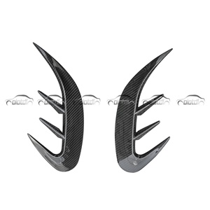 New Dry Carbon Rear Bumper Rocker Winglet Side Skirts <b>Splitters</b> for Mercedes Benz W118 C118 CLA45 CLA35 Auto Tuning - Product Image 5