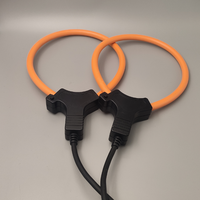 Sensor de corriente CA Flexible a prueba de agua IP67, salida de 4-20mA con transformador de sonda de corriente, bobina Rogowski de núcleo dividido