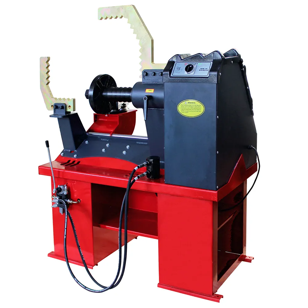 Good quality fully automatic rim straightening grinding machine straightener with lathe