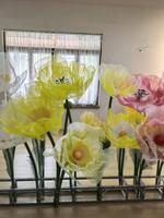 Fiori di Papavero Colorati SFD a Prezzo di Fabbrica con Supporto per Decorazione Interna ed Esterna, Vetrine, Fiori Artificiali