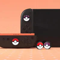 4 pièces mignon Silicone souple poignées de pouce Joystick capuchon analogique bâton couverture pour Nintendo Switch 2 Joycon contrôleur jeu NS2 accessoires