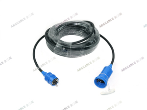 Cable de Extensión de Alimentación Industrial con Conector Impermeable EU IEC, Macho y Hembra, Resistente, OFC, 3m, 3*2.5mm² - Product Image 3