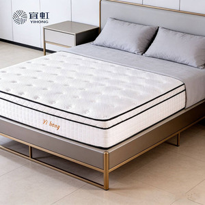 Matelas en mousse à mémoire de forme haute densité pour hôtel, luxe royal, matelas king et queen, matelas à ressorts ensachés en mousse à mémoire de forme avec gel pour un sommeil réparateur - Product Image 1