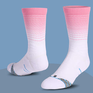 Chaussettes de sport de basketball pour hommes, très vendues, respirantes, à tube <span class=keywords><strong>haut</strong></span>, avec logo tricoté, style américain, pour jeunes, automne - Product Image 4