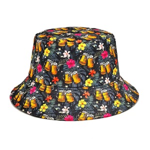 <span class=keywords><strong>Chapeau</strong></span> Bob Réversible Unisexe en Coton Imprimé pour l'Été – Style Décontracté, 100% Coton, Réglable, Idéal Plage <span class=keywords><strong>et</strong></span> Extérieur - Product Image 3